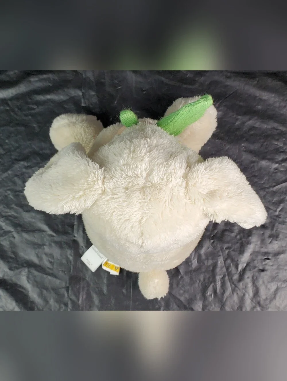 Cloud Island Cream Bunny w/ Carrot Rattle Stuffed Animal Plush Sewn Eyes - GUC